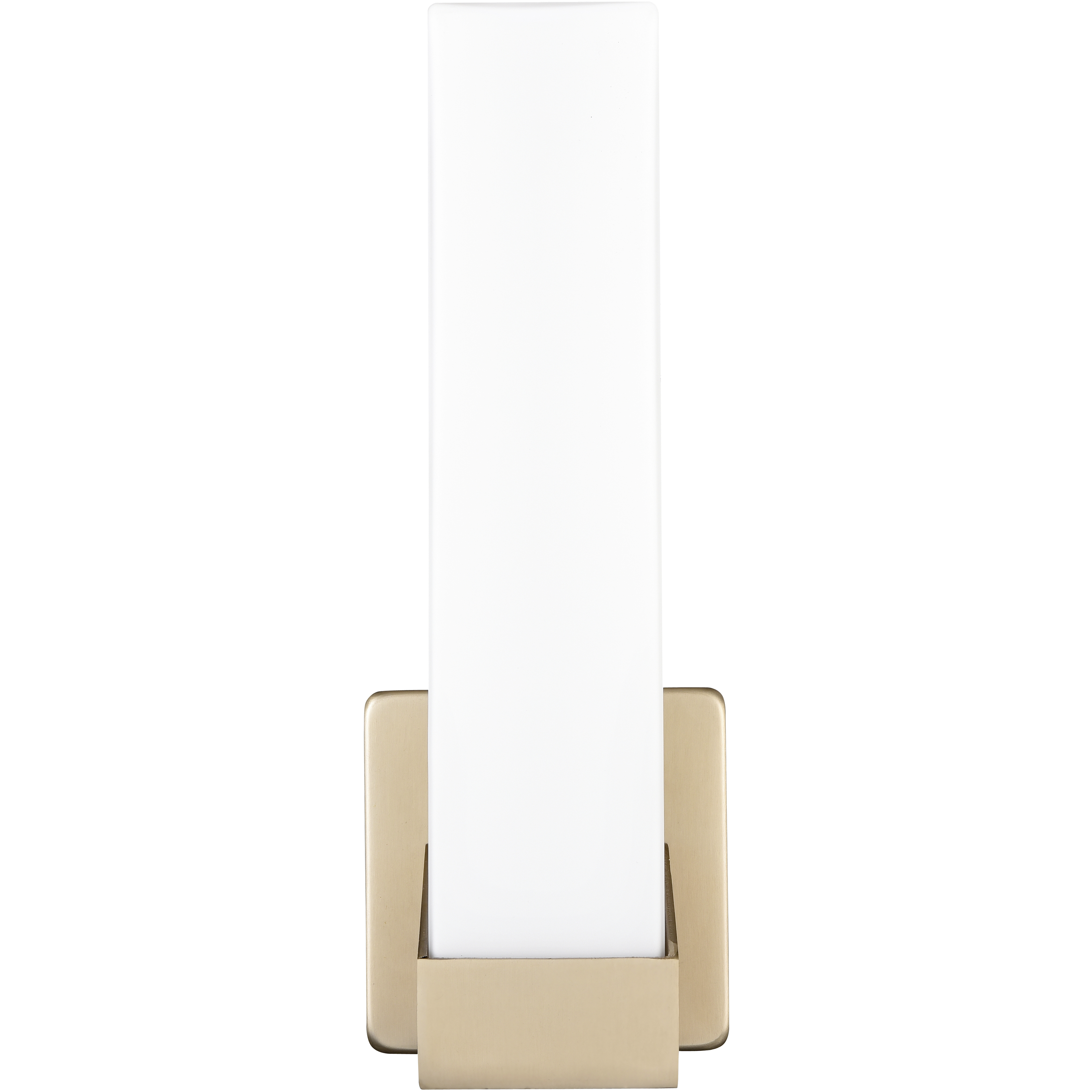 None LED 13 inch Modern Gold Outdoor Wall Sconce